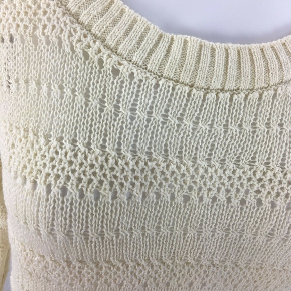 Coldwater creek cream ivory tunic sweater large 14 - Picture 4 of 7